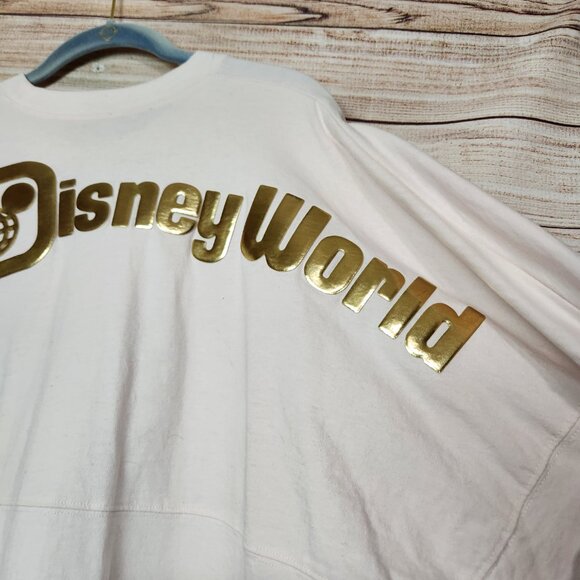 2021 Disney World Parks New Year’s Eve Pinkish Gold Spirit Jersey Size Large - Picture 15 of 15